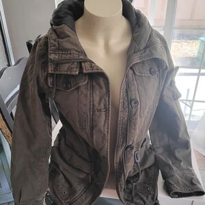 Adam Levine Collection Olive Utility Jacket